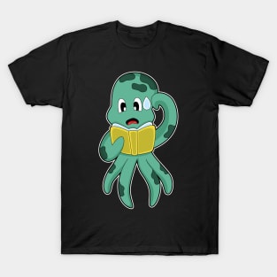 Octopus Nerd Book T-Shirt